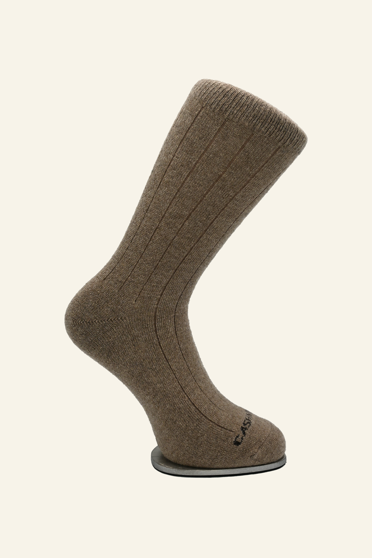 Pure Cashmere Brown Socks