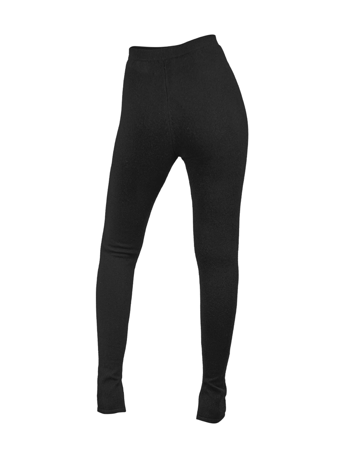 Tight Black Pants with Side slits Mongolian Gallery