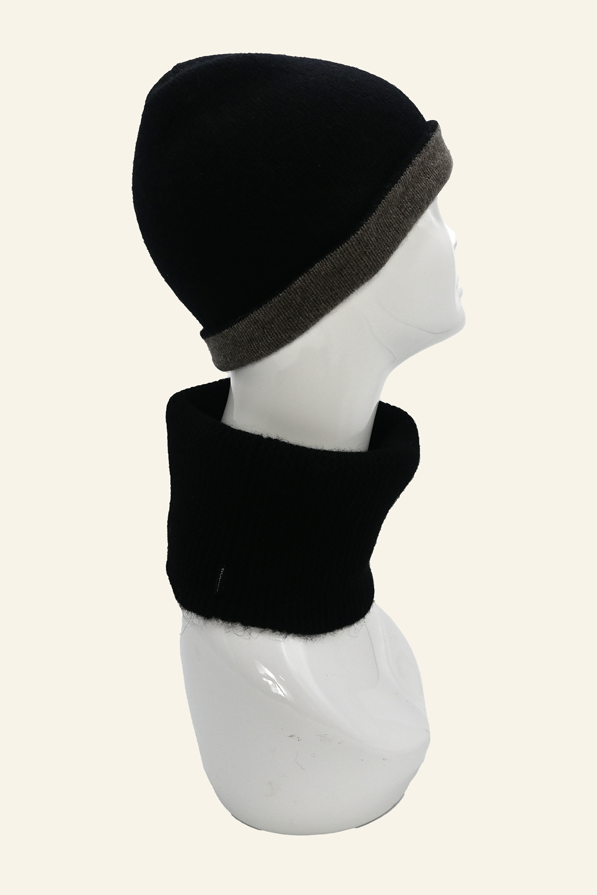 Reversible Yak down Wool Hat