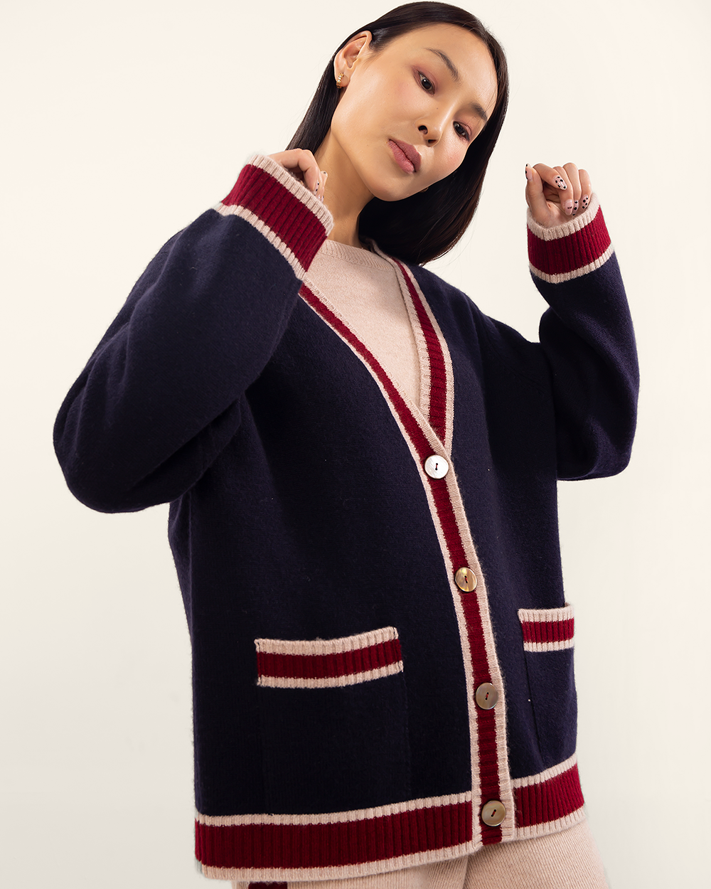 Buttondown Cashmere Cardigan